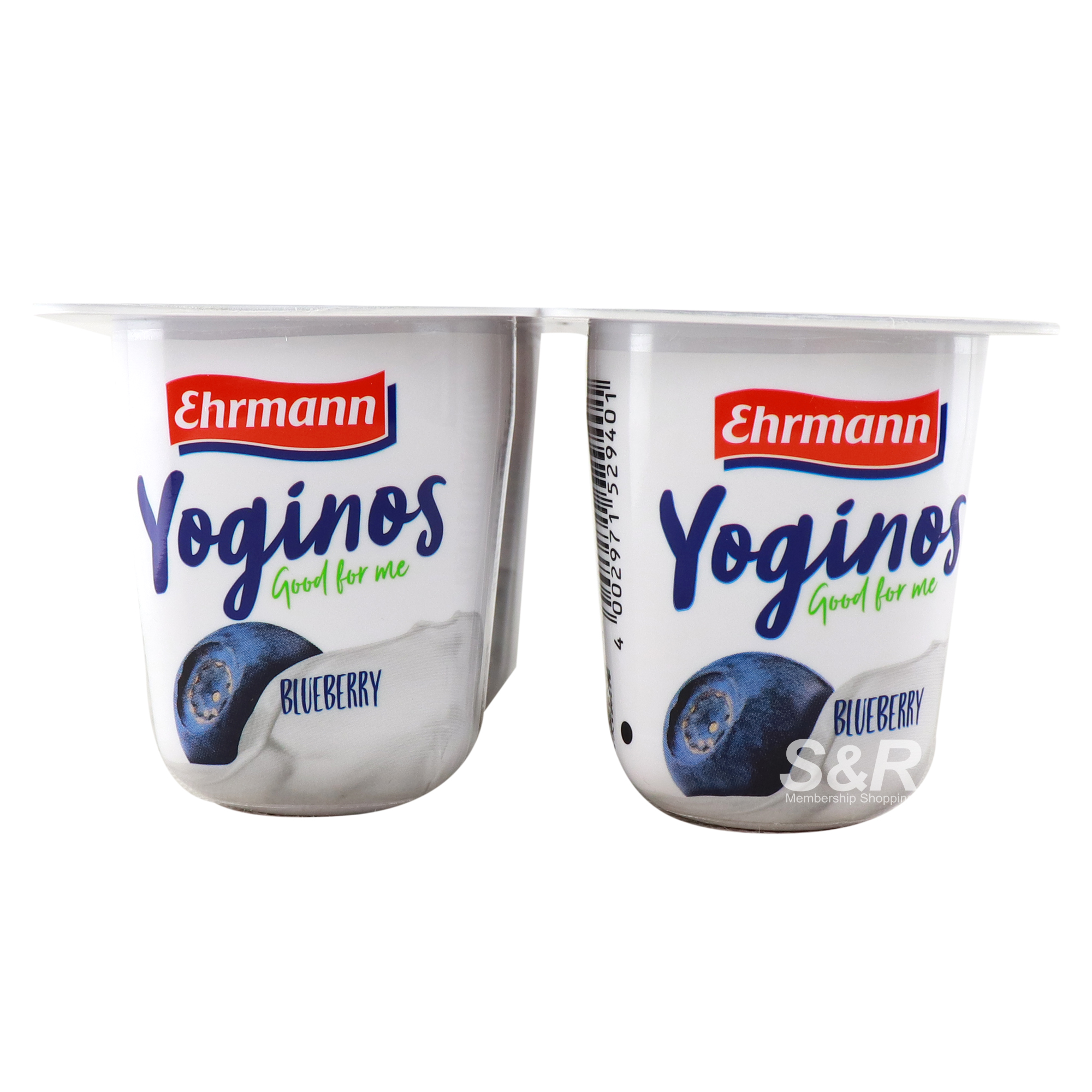 Ehrmann Yoginos Blueberry Flavor 4pcs Ehrmann Yoginos Blueberry Flavor 4pcs